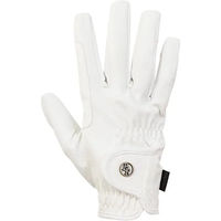 Produktbild von BR Equitation Essential Acer Reithandschuhe aus Kunstleder Weiß Taille 8 Unisex