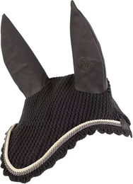 Produktbild von BR Equitation Event Fliegenhaube kurz Schwarz für Warmblut