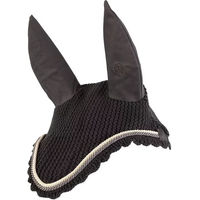 Produktbild von BR Equitation Event Fliegenhaube kurz Schwarz für Warmblut