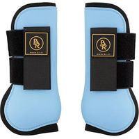 Produktbild von BR Equitation Event Gamaschen aus Kunstleder für Warmblut in Hellblau