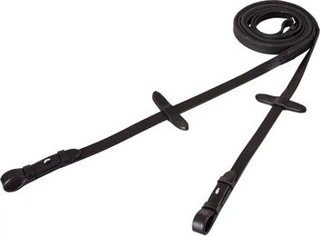 Produktbild von BR Equitation Eventa Pro Grip Zügel für Pferde mit Gummischleife rund Schwarz