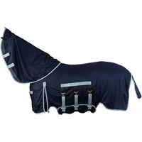 Produktbild von BR Equitation Fliegendecke für Pferde aus Fleece in Blau 195/145 cm