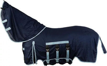 Produktbild von BR Equitation Fliegendecke für Pferde aus Fleece in Blau