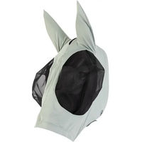 Produktbild von BR Equitation Fliegenhaube für Pferde aus Lycra in Grau Größe M