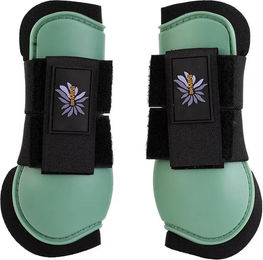 Produktbild von BR Equitation Gamaschen für Ponys aus Neopren in Grün Bunt