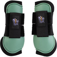Produktbild von BR Equitation Gamaschen Pony Gelenkschutz aus Neopren bunt grün