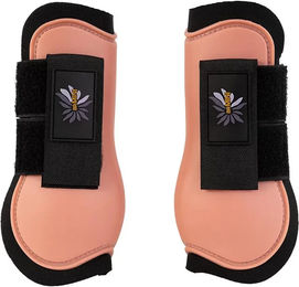 Produktbild von BR Equitation Gamaschen Sehnenschoner für Ponys aus Neopren in Rosa Bunt