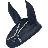 Produktbild von BR Equitation Glamour Chic Pferdekappe kurz aus Baumwolle in Blau und Silber