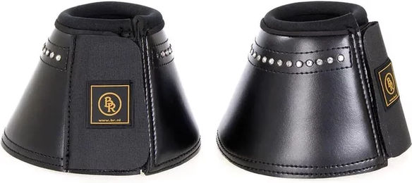 Produktbild von BR Equitation Glamour Gamaschen Schwarz Kunstleder Größe S