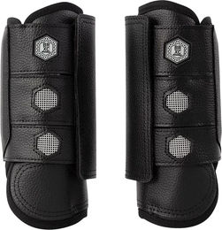 BR Equitation Grandeur Eventing Gamaschen für Vorderbeine aus Neopren Schwarz – Bild 1 von 2
