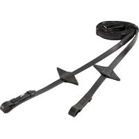 Produktbild von BR Equitation Gurtzügel für Pferde aus Leder mit rutschfester Gummischnur 19 mm Schwarz