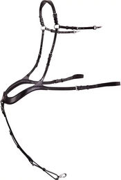 Produktbild von BR Equitation Heywood Jagdhalsband für Pferde aus Leder in Schwarz