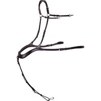 Produktbild von BR Equitation Heywood Jagdhalsband für Pferde aus Leder in Schwarz