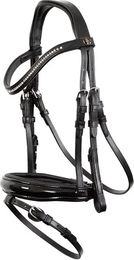 BR Equitation Horwich Trense aus Leder für Ponys in Schwarz – Bild 1 von 2