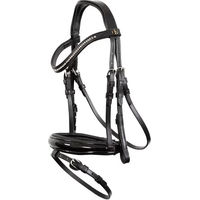 Produktbild von BR Equitation Horwich Trense aus Leder für Ponys in Schwarz