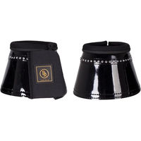 Produktbild von BR Equitation Hufglocken Glamour Lacquer Schwarz