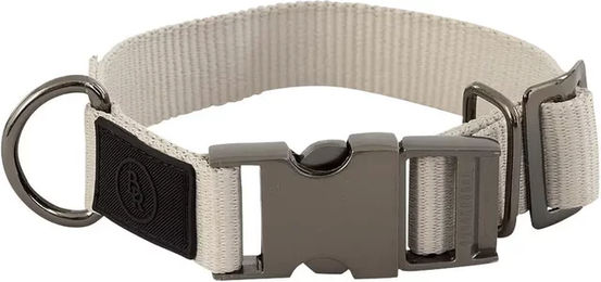 Produktbild von BR Equitation Hundehalsband mit Gurtband in XS Schwarz Silber Beige