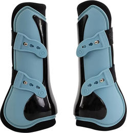 Produktbild von BR Equitation Kay Geschlossene Gamaschen aus Neopren für Pferde in Blau und Türkis