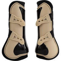 Produktbild von BR Equitation Kay Geschlossene Gamaschen für Pferde aus Neopren Beige Full