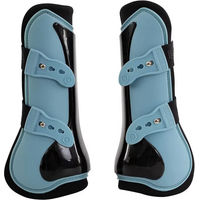 Produktbild von BR Equitation Kay Geschlossene Gamaschen für Pferde aus Neopren in Blau und Türkis