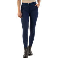 Produktbild von BR Equitation Kelsey Reithose Damen Full Grip Blau Größe 38