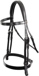 Produktbild von BR Equitation Kempston Jagdtrense für Pferde aus Leder in Schwarz Full