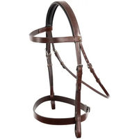 Produktbild von BR Equitation Kempston Jagdtrense für Vollblut aus Leder in Braun mit Silber