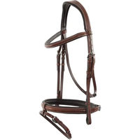 Produktbild von BR Equitation Kendal Anatomisch geformter Trensenzaum aus Leder für Vollblut in Braun Size COB