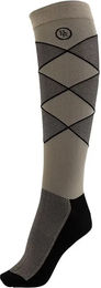 Produktbild von BR Equitation Kenny Reitsocken Unisex 3er Pack Grün Beige Größe 35/38