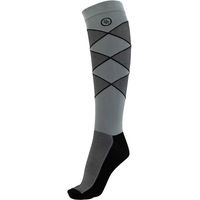 Produktbild von BR Equitation Kenny Reitsocken Unisex Blau Grau Größe 35/38 3er Pack