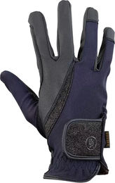 Produktbild von BR Equitation Kiam Reithandschuhe Unisex Blau Taille 8