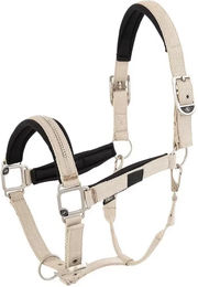 Produktbild von BR Equitation Kimberly Trense aus Polypropylen für Vollblut in Beige und Silber