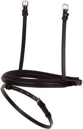 Produktbild von BR Equitation Kombiniertes Reithalfter für Pferde aus Leder Schwarz schmal gewölbt