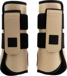Produktbild von BR Equitation Kühlende Gamaschen für Pferde aus Kunstleder Schwarz oder Beige