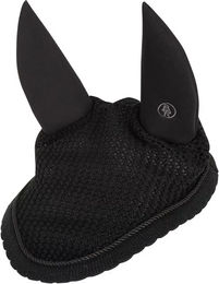 Produktbild von BR Equitation Kurze Schabracke aus Baumwolle für schalldichte Pferdehaube Schwarz Pony