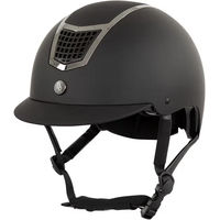 Produktbild von BR Equitation Lambda Reithelm mit Standardvisier Schwarz Größe 53/55