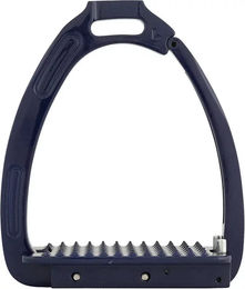 BR Equitation Lavarone Reitsteigbügel aus Aluminium in Blau – Bild 1 von 2