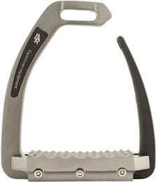 BR Equitation Lavello Sicherheitssteigbügel aus Aluminium in Schwarz oder Silber – Bild 1 von 3