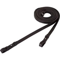 Produktbild von BR Equitation Lederzügel mit Anti-Slip Gummi 16mm Schwarz
