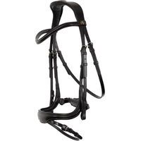 Produktbild von BR Equitation Longridge Anatomisch geformter Trensenzaum aus Leder für Warmblut