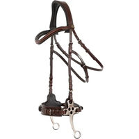 Produktbild von BR Equitation Lydney Anatomisch geformte Reitzäume für Vollblut in Braun mit Edelstahl