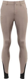 Produktbild von BR Equitation Maikel Reithose Full Grip für Herren in Beige Größe 44 wasserabweisend