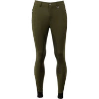 Produktbild von BR Equitation Maikel Reithose Full Grip für Herren in Grün Größe 48 aus Polyamid wasserabweisend