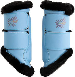 BR Equitation Majestic Gamaschen für Ponys aus Kunstleder in Blau Bunt – Bild 1 von 1