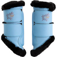 Produktbild von BR Equitation Majestic Gamaschen für Ponys aus Kunstleder in Blau Bunt