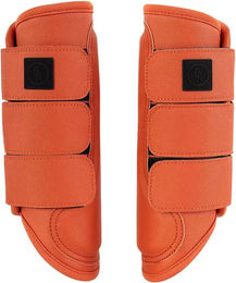 BR Equitation Majestic Kamilla Kühlende Gamaschen für Pferde aus Neopren Orange Größe M – Bild 1 von 1