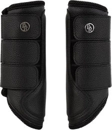 Produktbild von BR Equitation Majestic Mesh Geschlossene Gamaschen für Pferde aus Kunstleder Schwarz Größe S