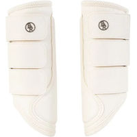 Produktbild von BR Equitation Majestic Mesh Geschlossene Gamaschen für Pferde aus Kunstleder Weiß Größe S