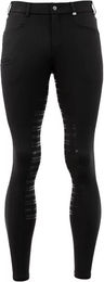 Produktbild von BR Equitation Martin Reithose Full Grip für Herren Schwarz Größe 42 wasserabweisend
