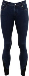 Produktbild von BR Equitation Mathieu Reithose Full Grip mit Silikon für Herren in Blau